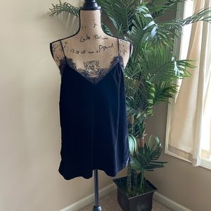 H&M Black Velvet Camisole💐